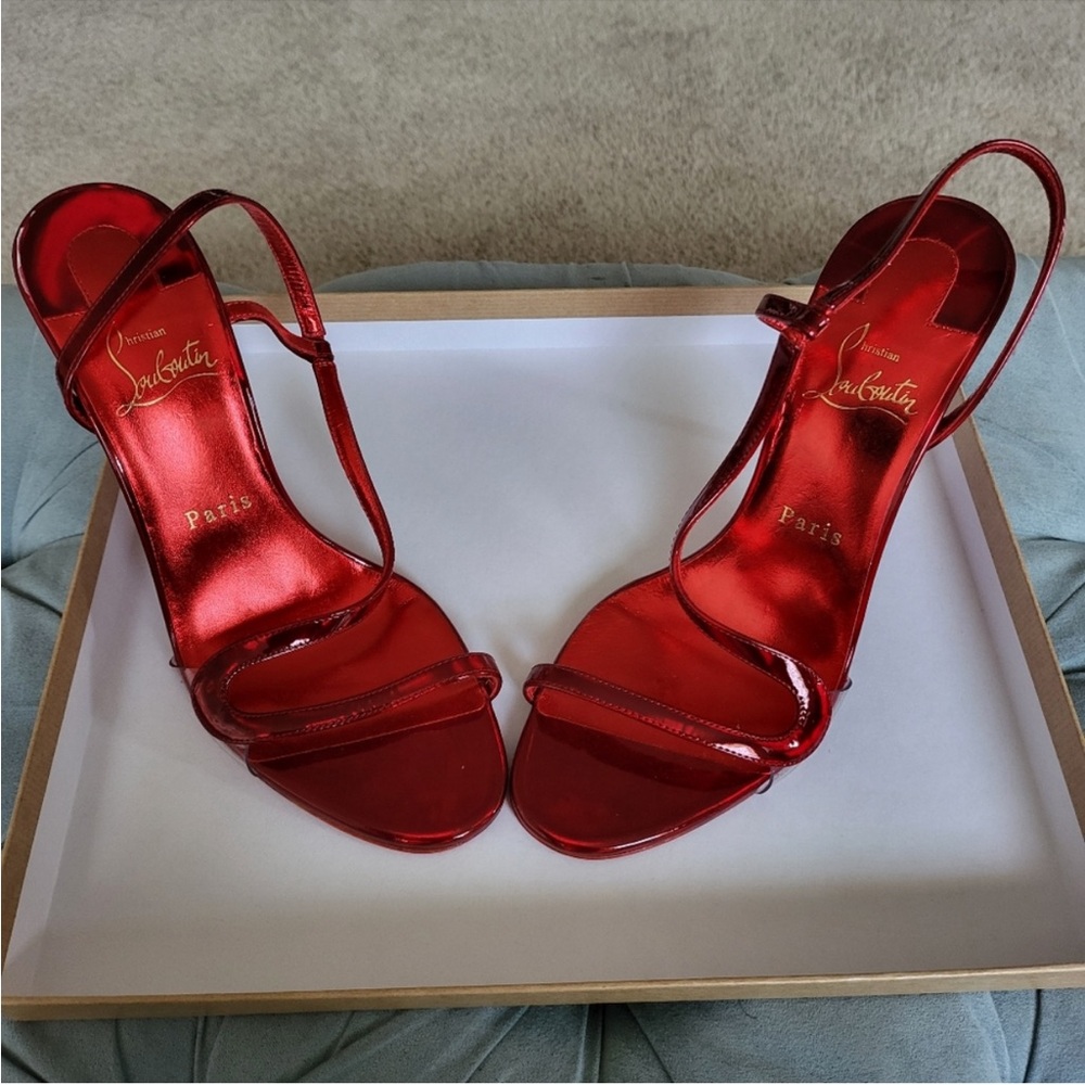 Christian Louboutin Glossy Red Heels